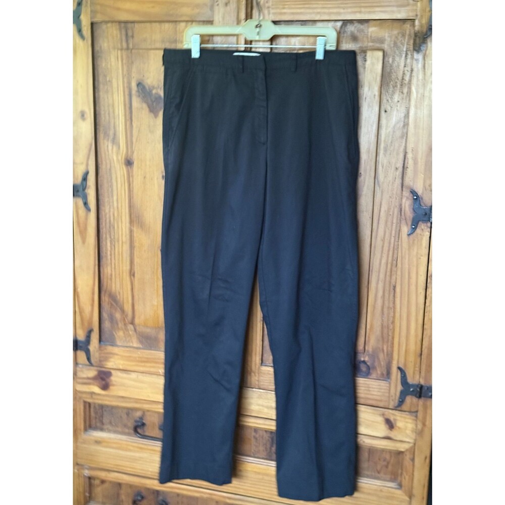 Vintage Nike Dri-FIT Women's Black Flat Front Golf Pants Size 16